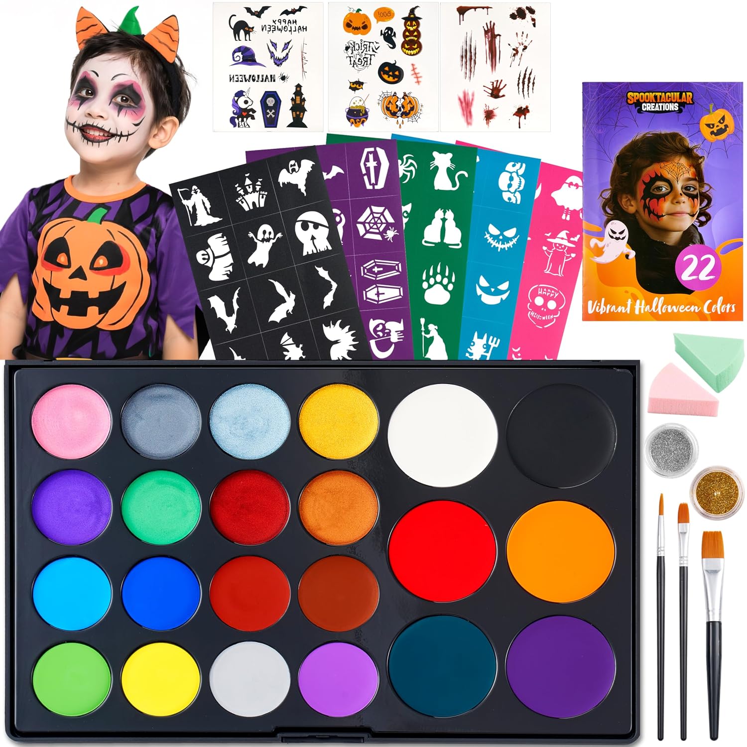 Spooktacular Creations Halloween Face Painting Makeup...