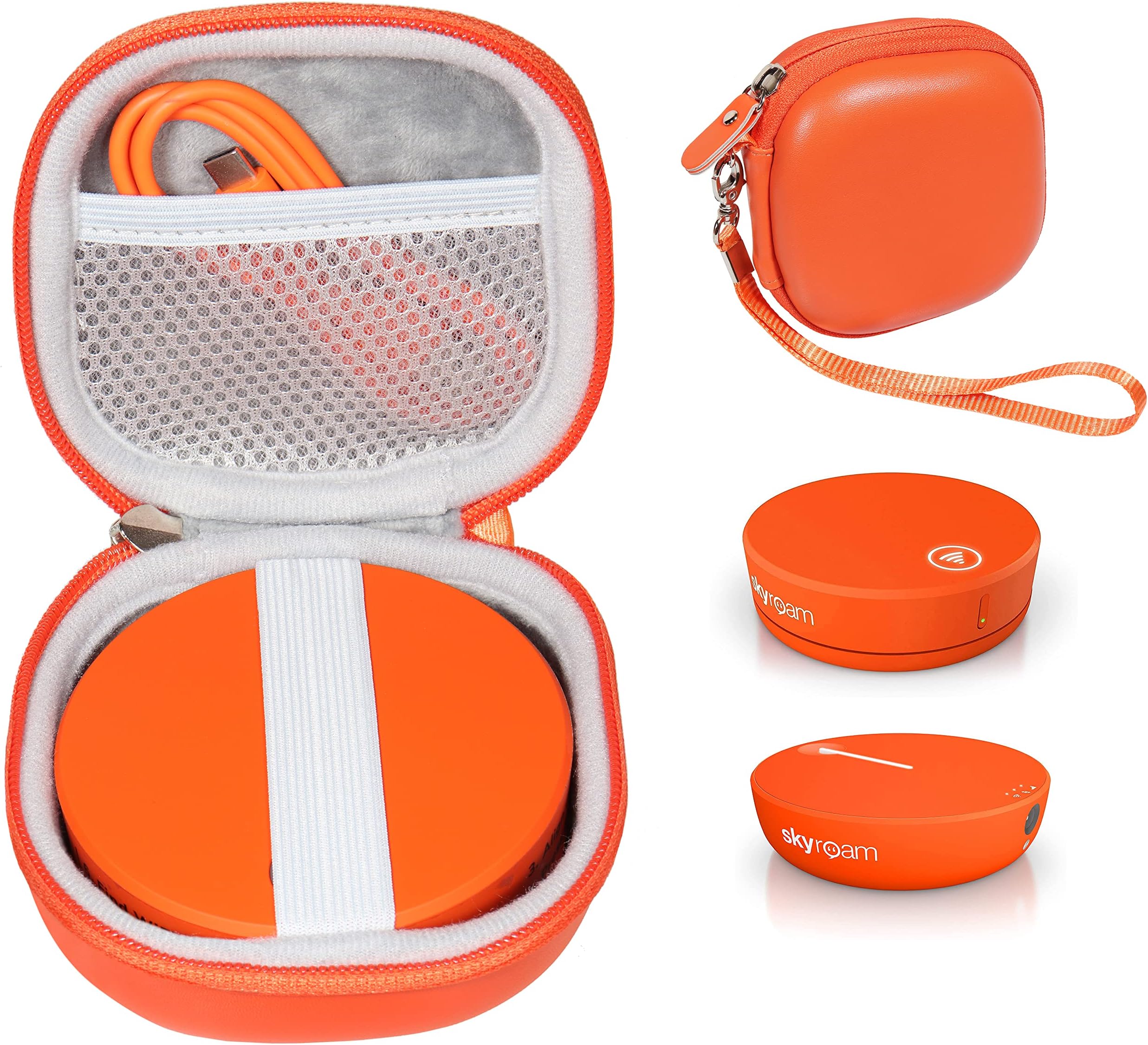 getgear Customized case for SIMO Solis Lite 4G LTE WiFi Mobile Hotspot,mesh Accessories Pocket, Wrist Strap