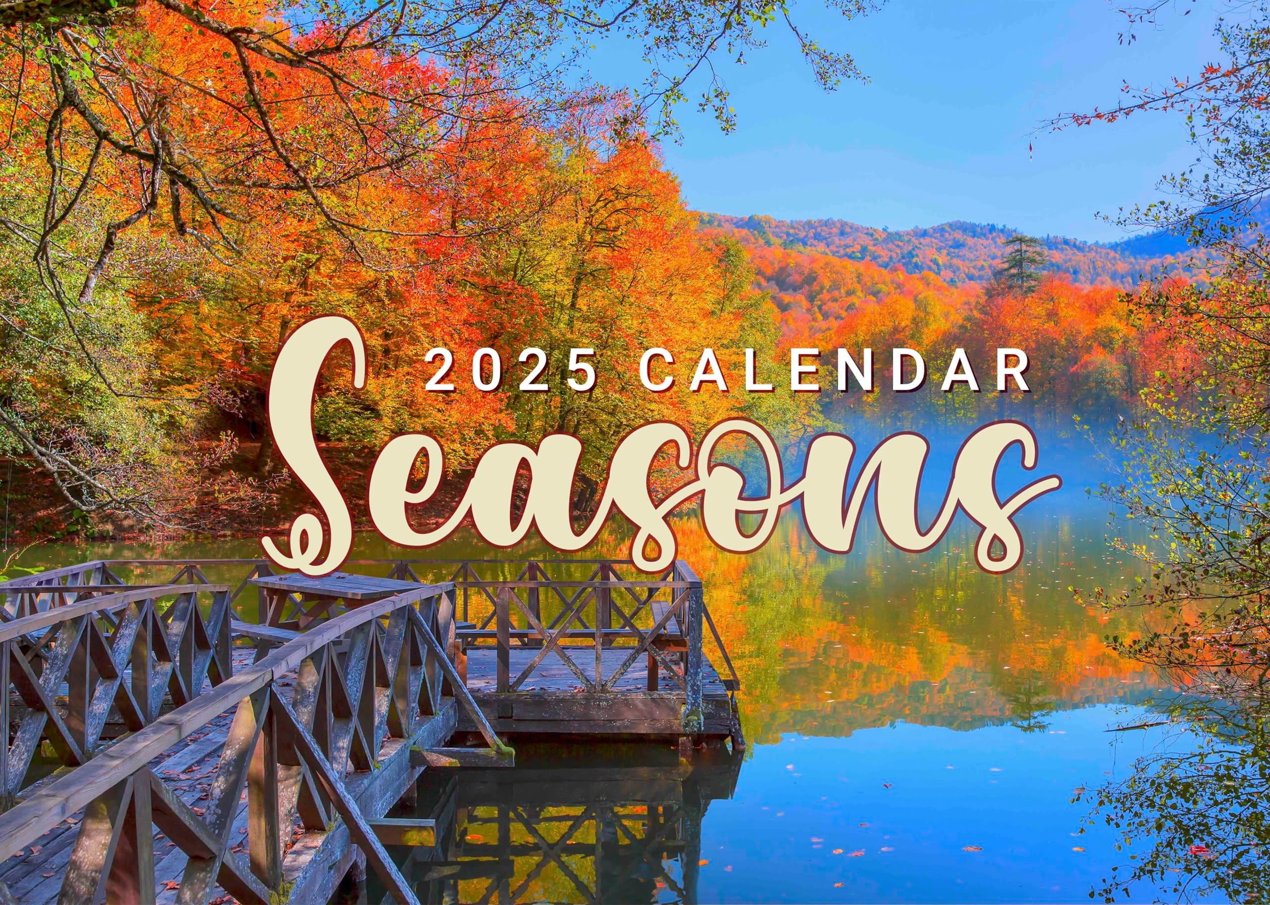 2025 Calendar UK Landscapes Wall Calendar 2025 UK, A4 MonthtoView