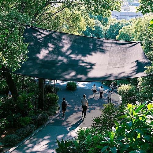 Miniatura 72 de winemana - Toldo para sombra del 90%, cubierta de sombra para perrera, resistente y duradera, lona de malla con ojales, para patio, plantas