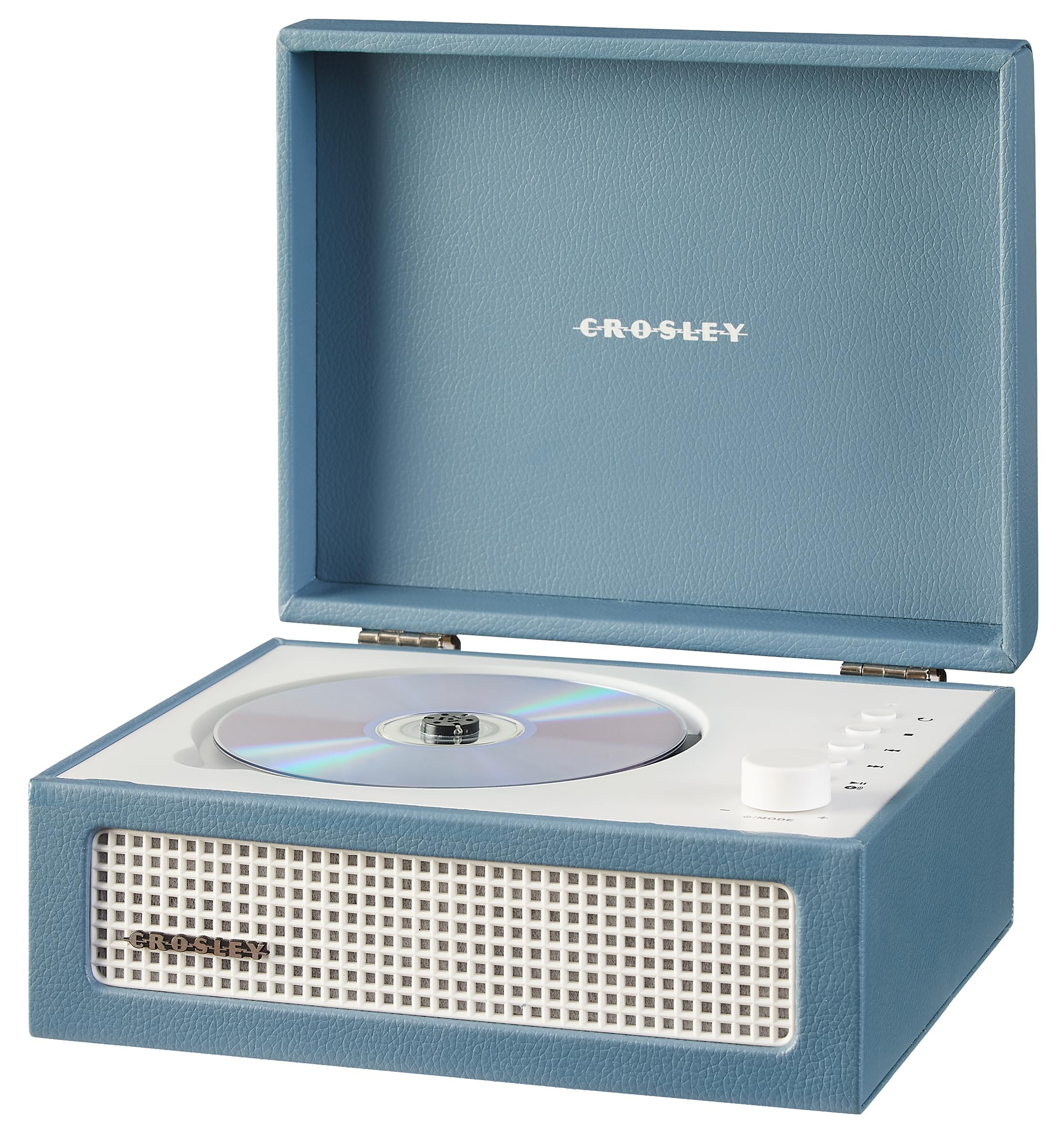 Crosley Voyager Lecteur CD Portable avec Bluetooth, Haut-parleurs stéréo intégrés et Radio FM – Lecteurs CD Rechargeables pour la Maison, Le Bureau et Les Voyages avec Prise Casque, entrée auxiliaire