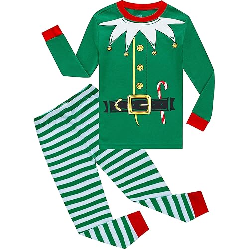 KikizYe Pajamas for Boys Pjs Kids Long sleeve Pijamas