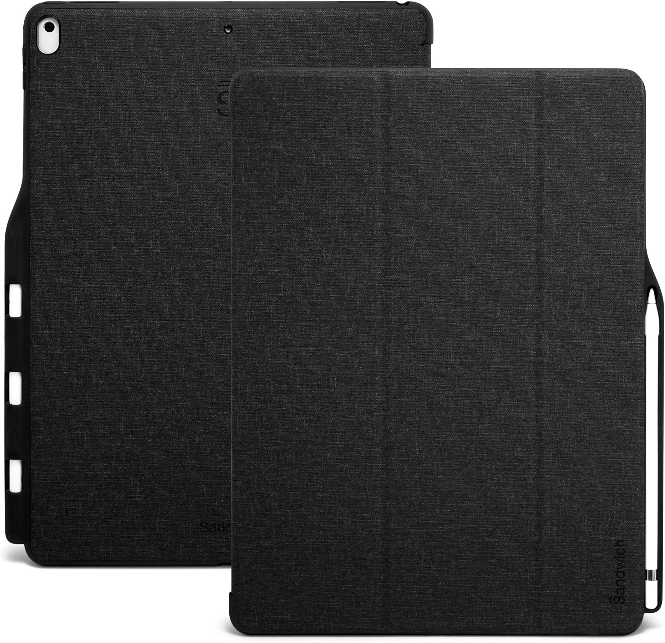Sandwich Case Plus 1inch Folio Cover for Apple iPad Pro 12.9 inch Charcoal Grey