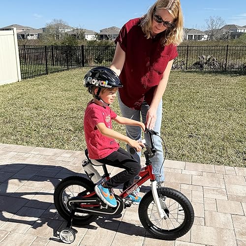 Miniatura 5 de RoyalBaby Ruedas de entrenamiento para bicicleta infantil RoyalBaby de 14 pulgadas, 14 pulgadas, color negro, 1 par