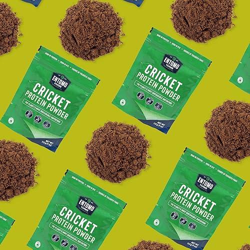 Miniatura 5 de Entomo Farms Cricket Powder 454g 16 oz Bolsa  Harina de Cricket Canadiense pura  Proteína completa  Alimentos integrales grillos 100 molidos sin