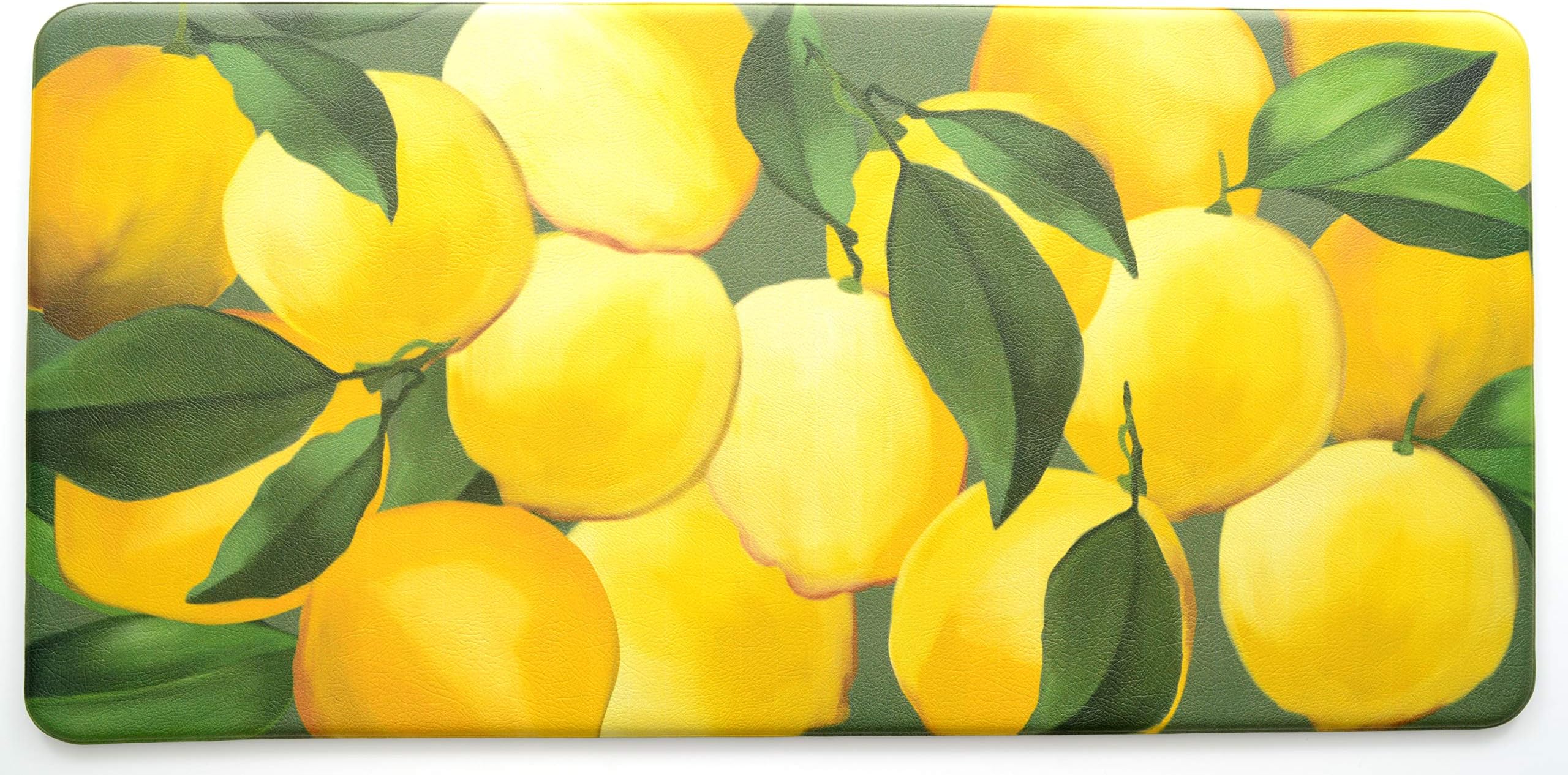 Stephan Roberts Premium Anti-Fatigue Kitchen Mat, 20" x 39"x.5", Lemons/Multicolored