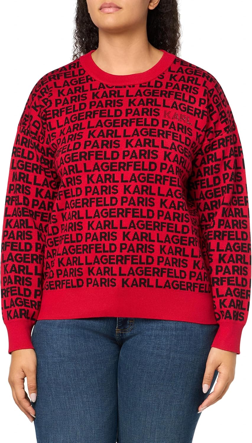 Karl Lagerfeld Womens Soft Everyday Sweater