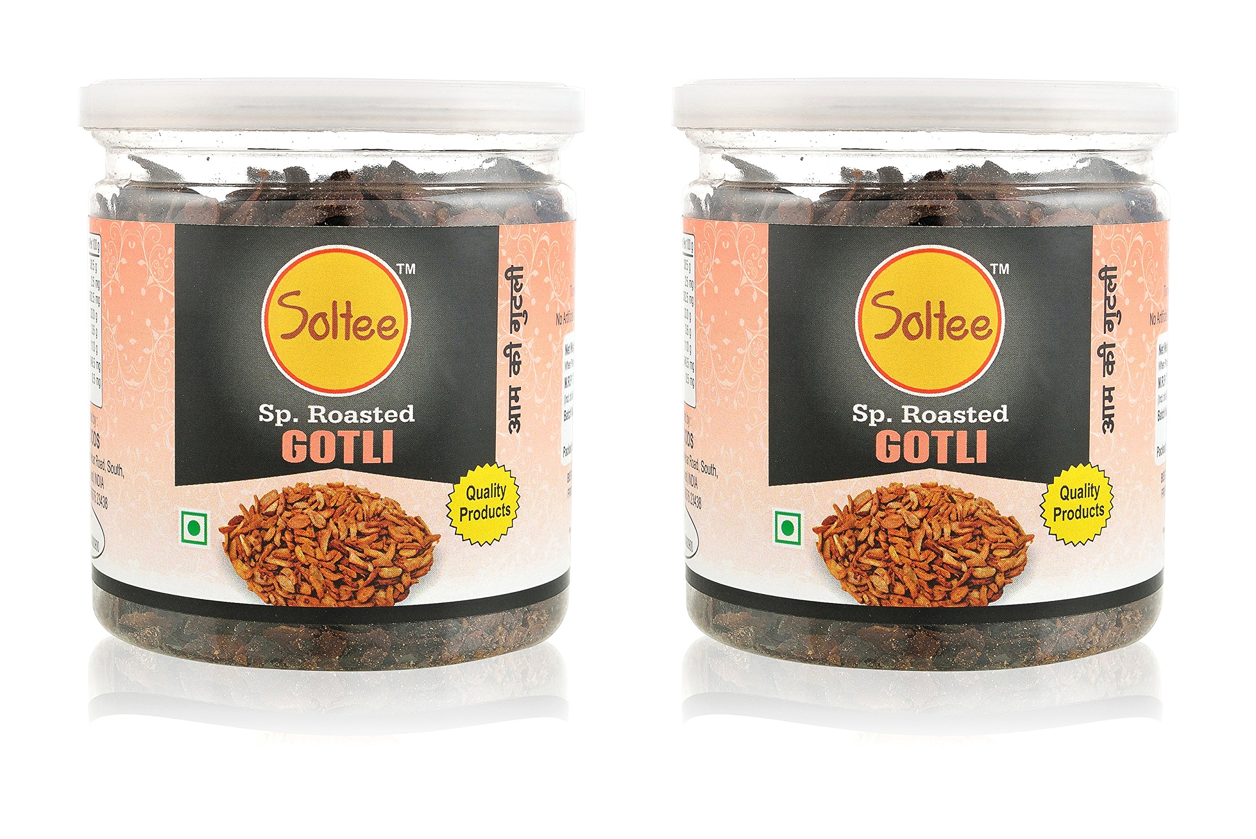 Soltee Roasted Gotli, 200g Each (Pack of 2, 400g Total) | Natural Digestive-Friendly Snack, No Artificial Flavors, No Preservatives (B07C2QG1F1) Amazon Price History, Amazon Price Tracker
