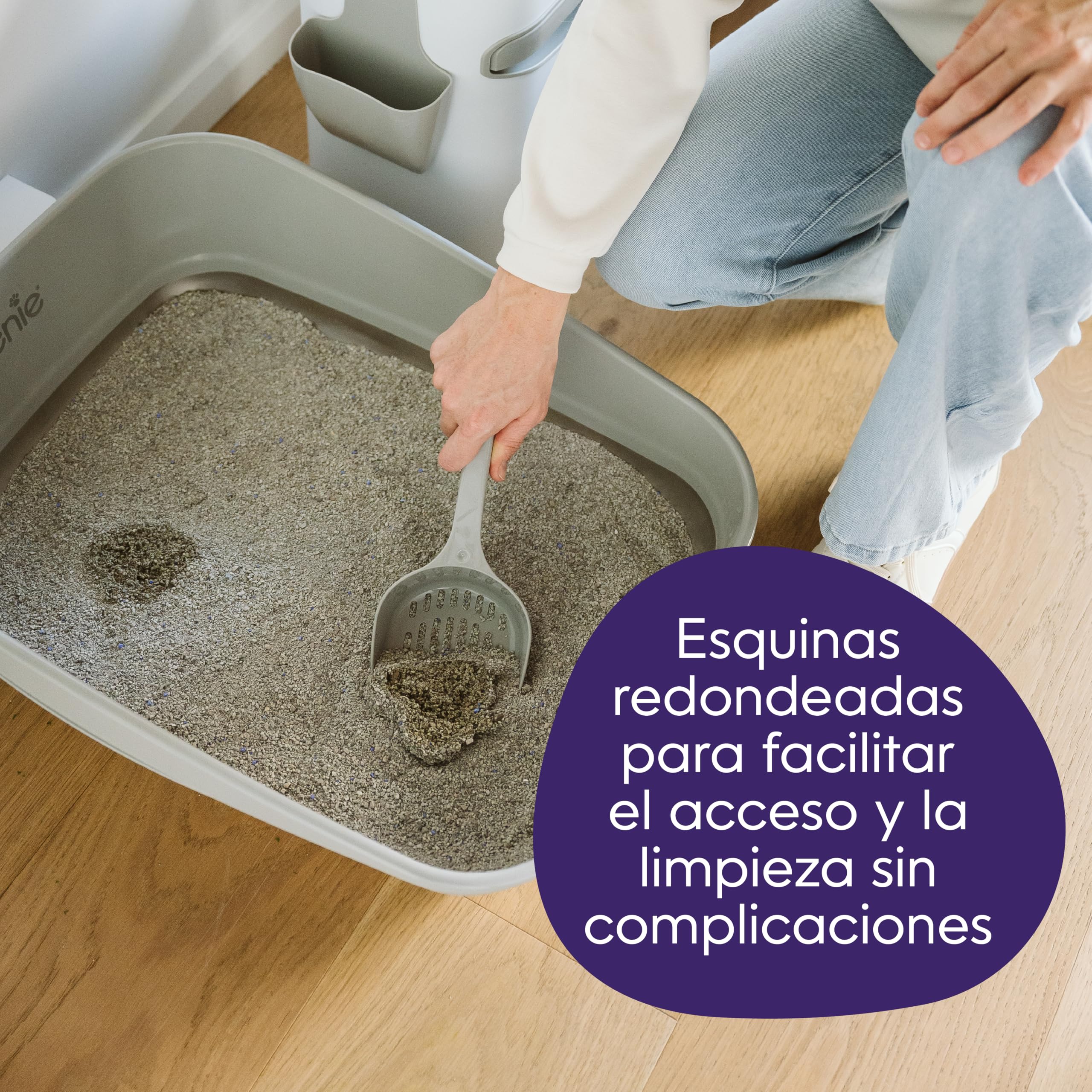 Litter Genie LitterLocker by Litter Genie LitterBox - Caja de Acero Inoxidable