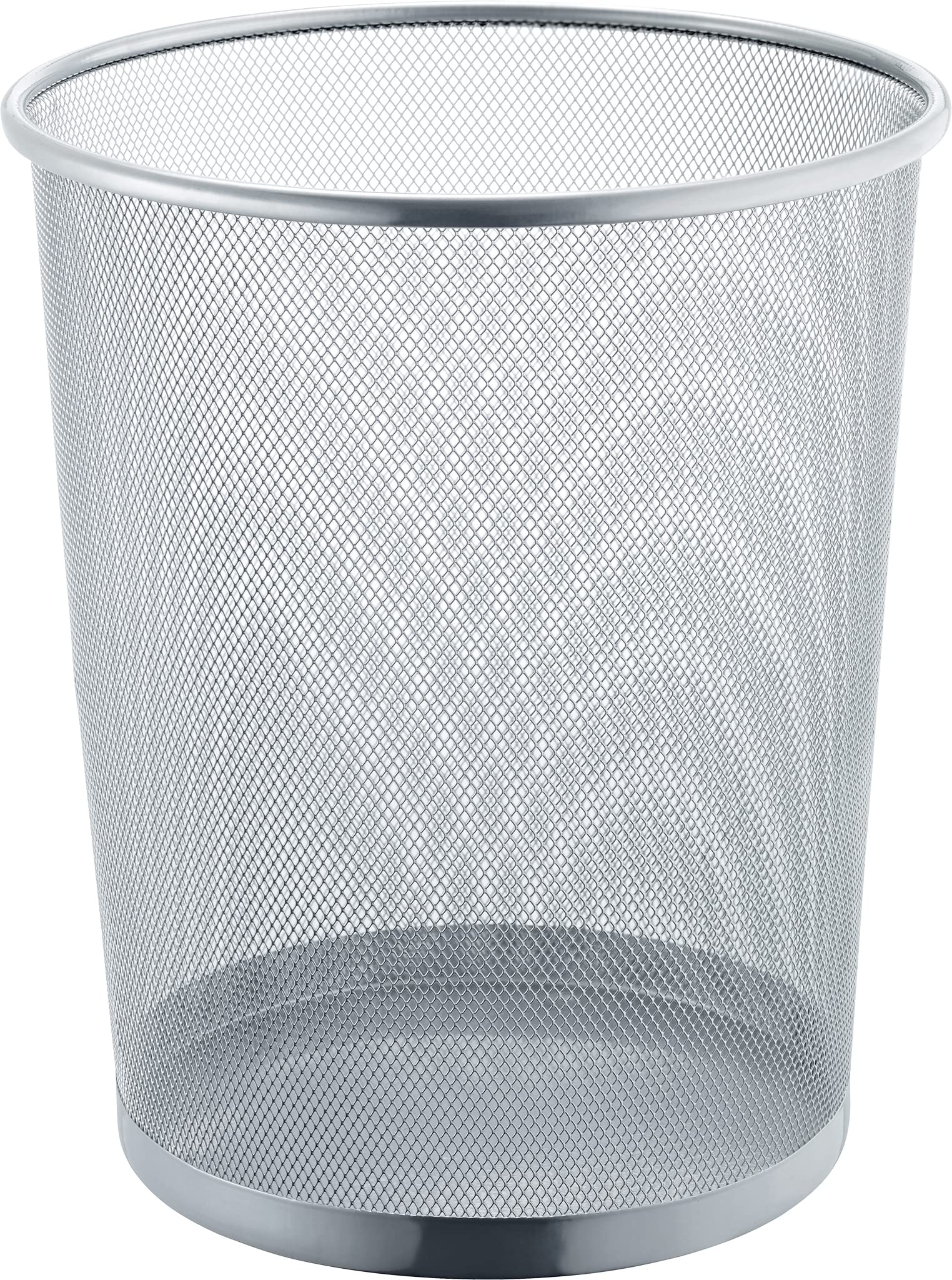 Helit The Circle Network H2518500 Waste Paper Bin 15 L Silver