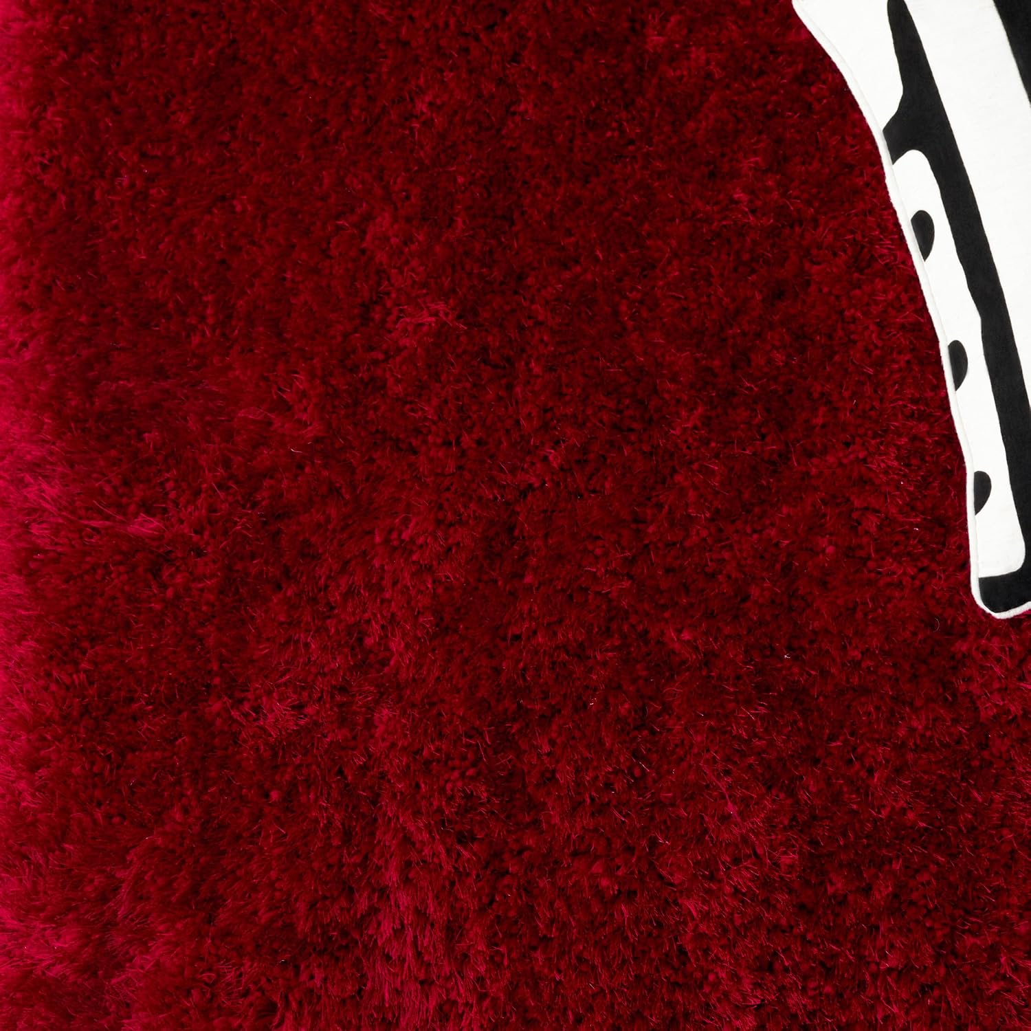 SAFAVIEH Luxe Shag Collection Runner Rug - 2'3" x 12', Red, Handmade Glam, 3.2-inch Thick Ideal for High Traffic Areas in Living Room, Bedroom (SGX160E)