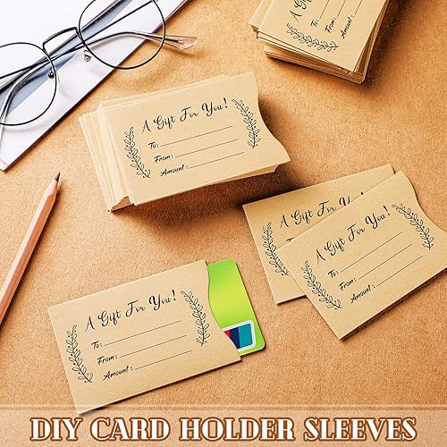 Miniatura 4 de 600 fundas para tarjetas de regalo, tarjetas de agradecimiento para tarjetas de agradecimiento, mini sobres para dinero en efectivo para hotel,