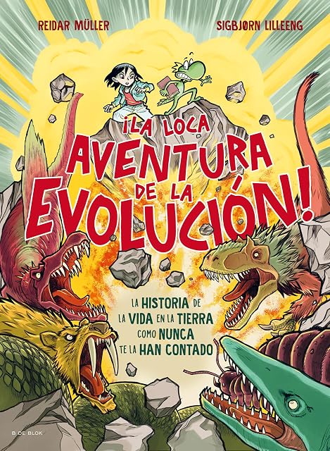 Portada de ¡La loca aventura de la evolución!