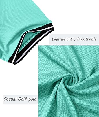 JACKETOWN 3 Pack Mens Polo Shirts Short Sleeve Lightweight Breathable Golf Polo Casual Adult Multipack Tennis T Shirt