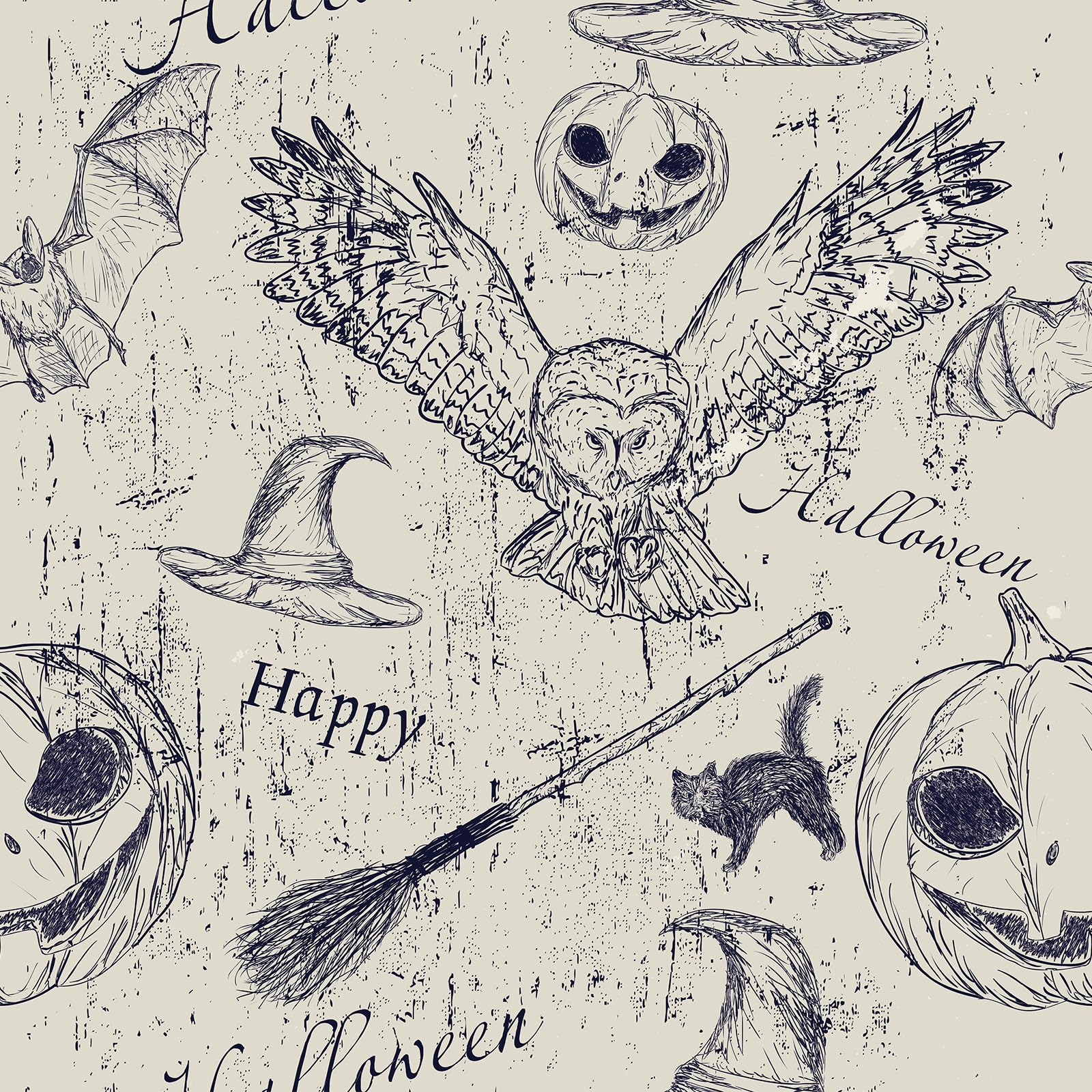 Papel tapiz de calavera FunStick vinilo amarillo y negro de 17.5x118 pulgadas para pared