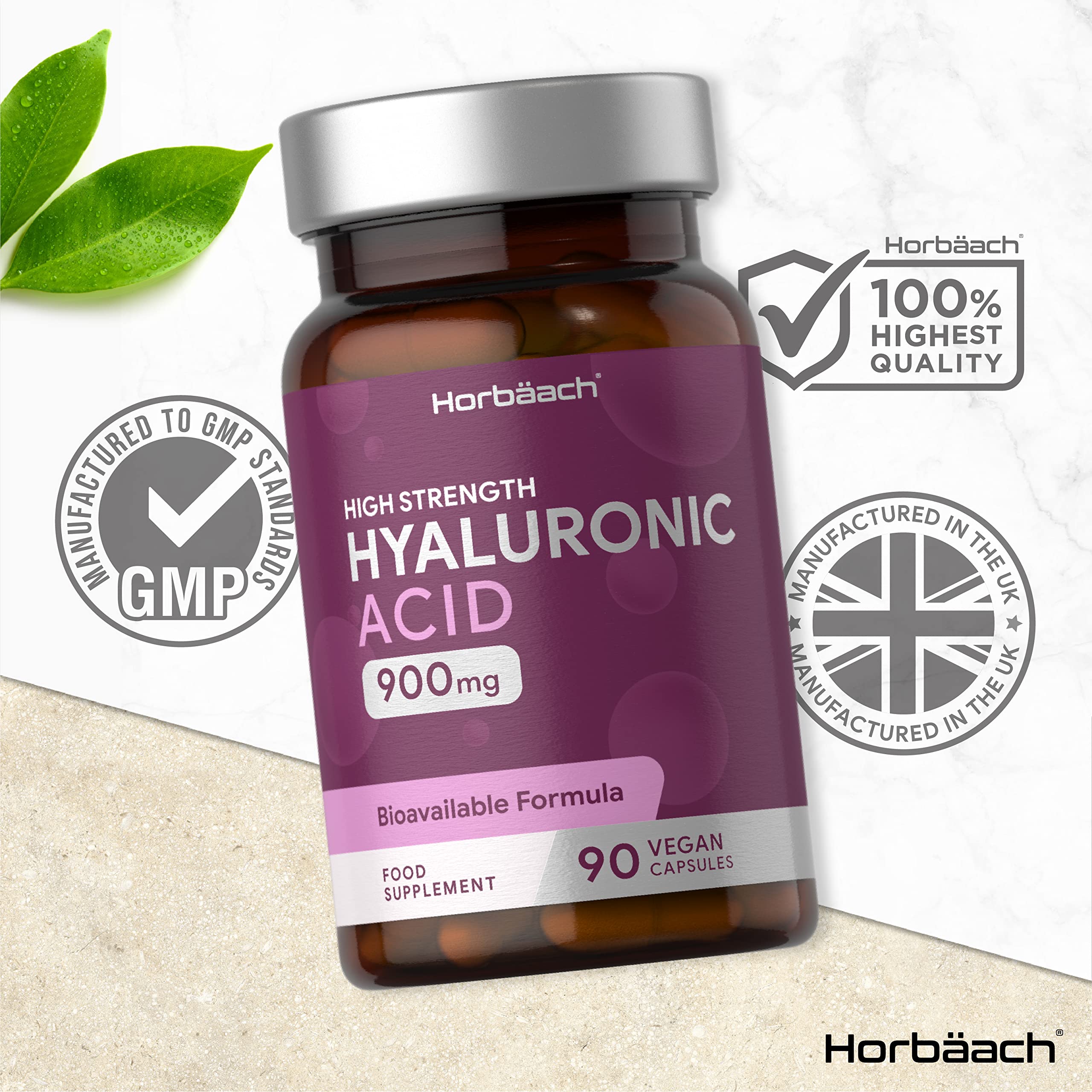 Buy Hyaluronic Acid 900mg 90 Capsules Triple Strength Tablets