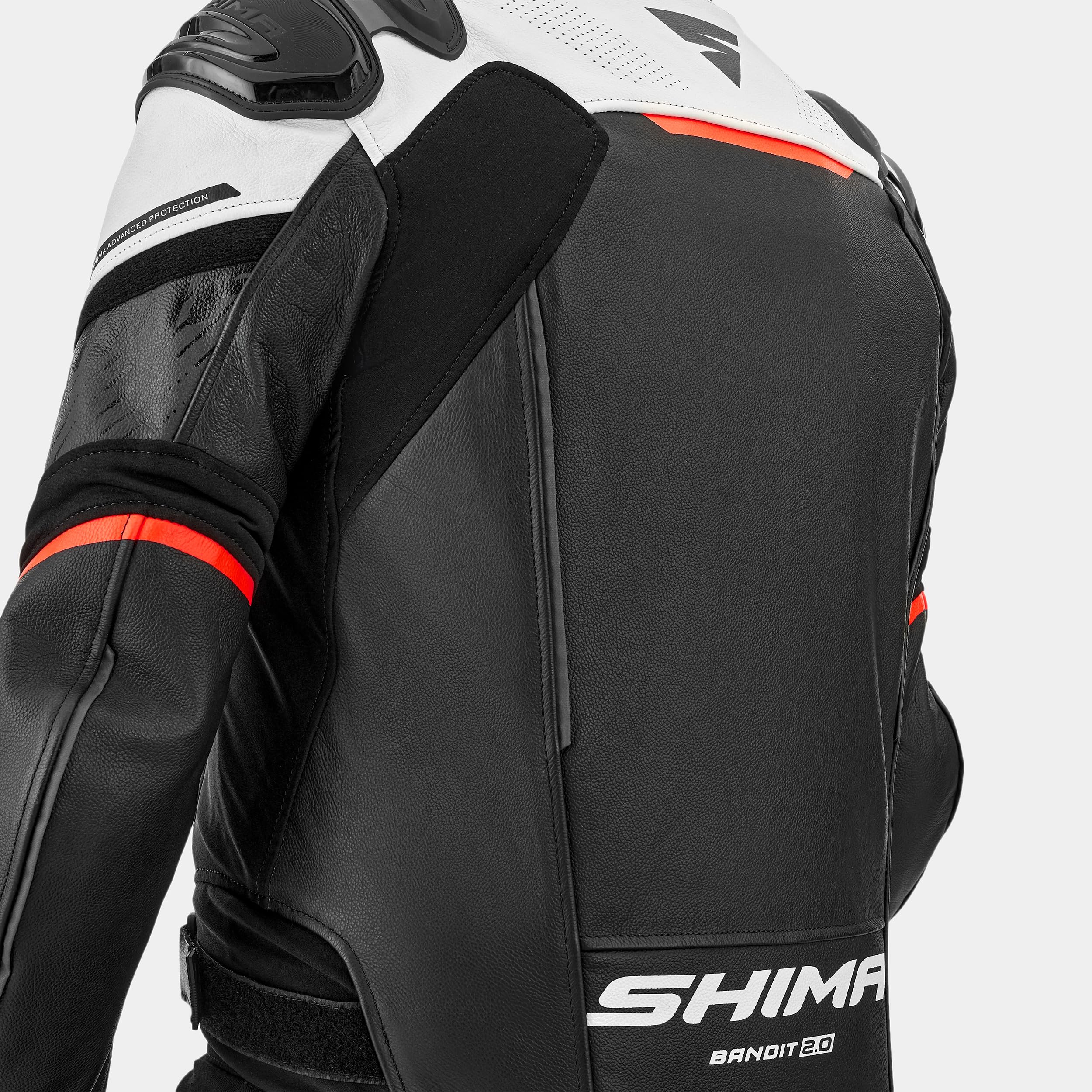 SHIMA Bandit 2.0 Chaqueta Pantalon Moto Hombre AirForce Protector Espalda Cuero Traje de Moto Motociclista Chaquetas