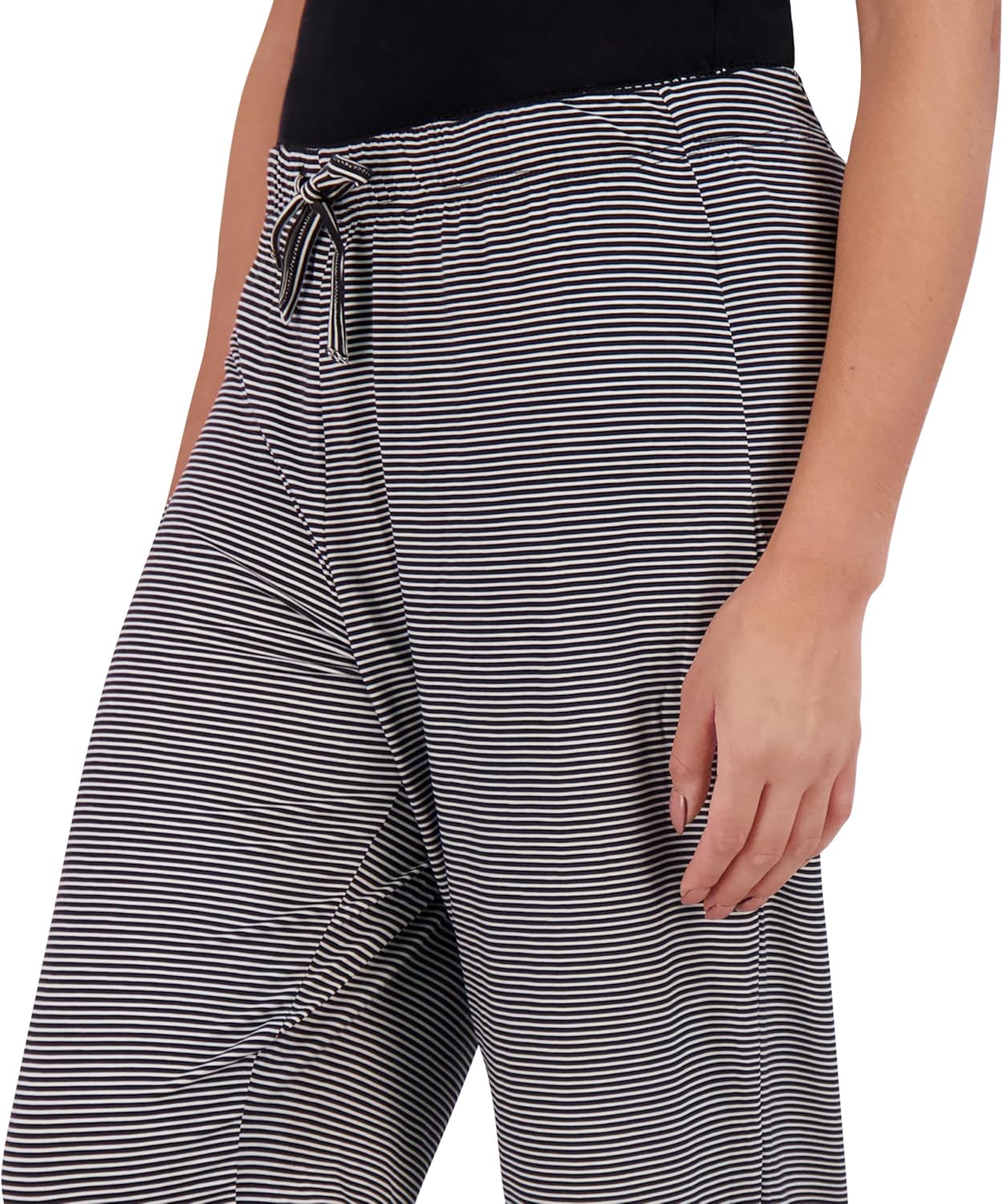 TAHARI womens Straight Leg Drawstring Pajama Pants - Image 4