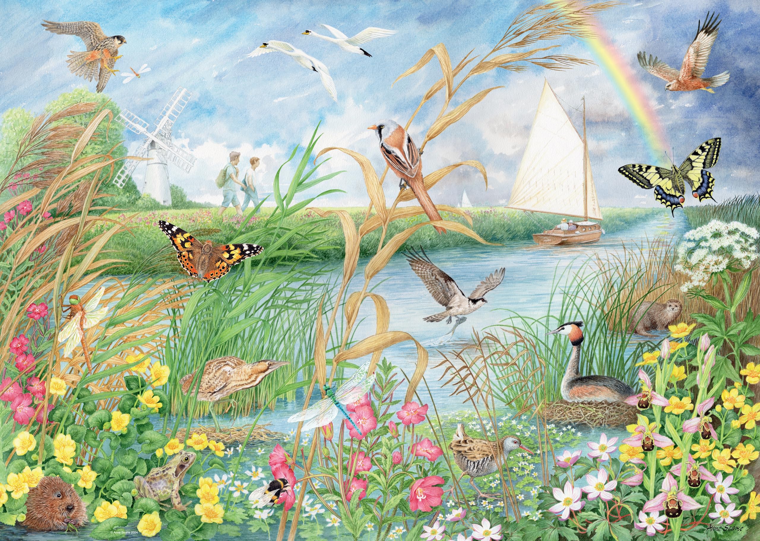 Ravensburger Adult Puzzles Norfolk Broads 1000T - Ages 12+