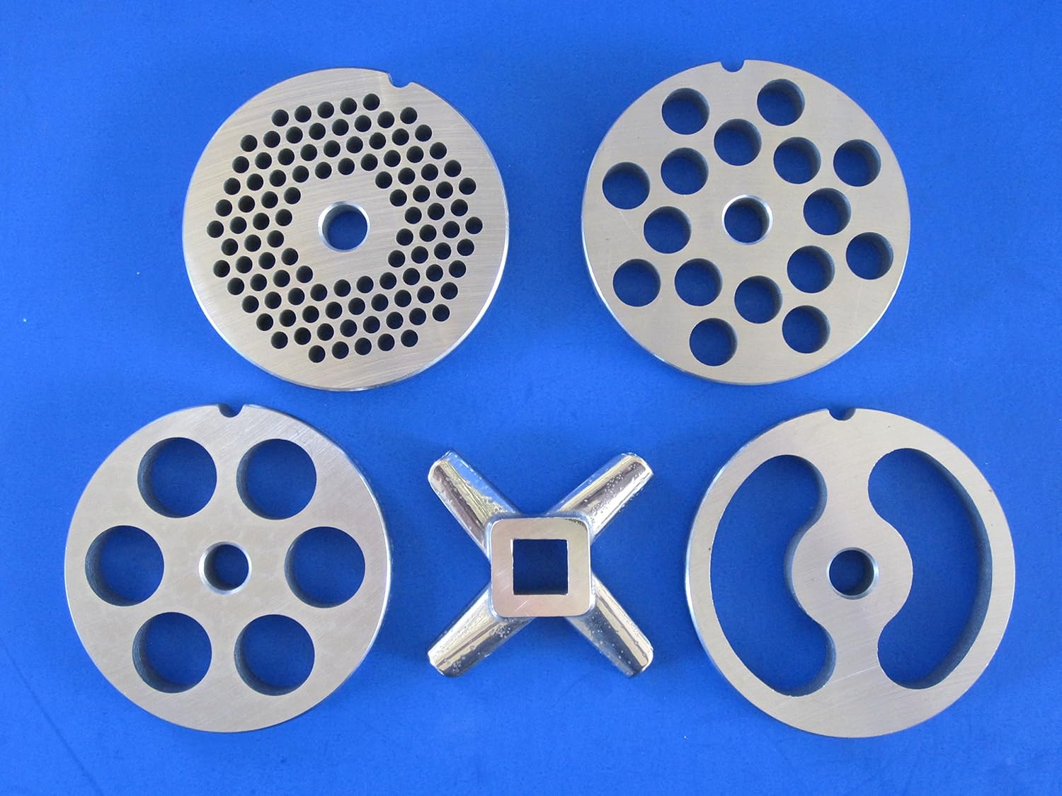 Buy 22 5pc SET Meat Grinder Disc Plate Hobart Cabelas LEM Online at