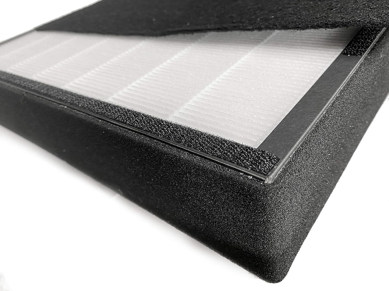 Nispira True HEPA Filter Replacement Compatible with Breathe FF50 FIT50 Smart Air Purifier. Compared to Part HEPA-Pure FF50, 1 Pack