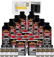 Vista 71 de Custom - Revestimiento protector de 1.5 galones (6 cuartos), para caja de camión,para rodillo, brocha o rociador con kit de aplicador de pincel