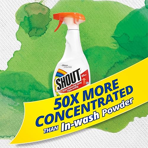 Miniatura 4 de Shout, Removedor de manchas de lavandería, spray de gatillo, triple acción 30 onzas líquidas (paquete de 2)