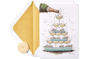 Papyrus Wedding Card - Overflowing with Love