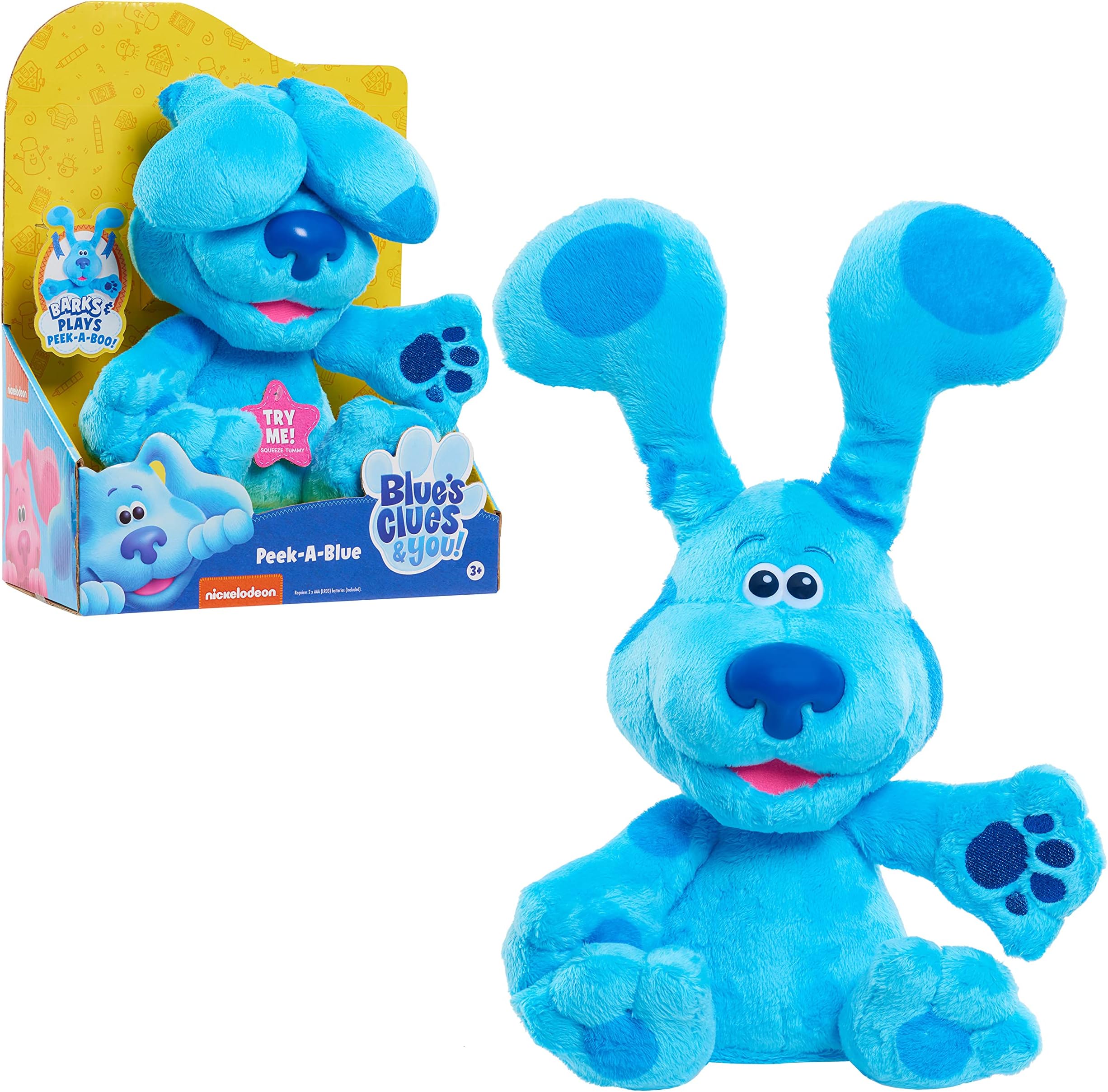 Blue’s Clues & You! Peek-A-Blue, 10-inch feature plush