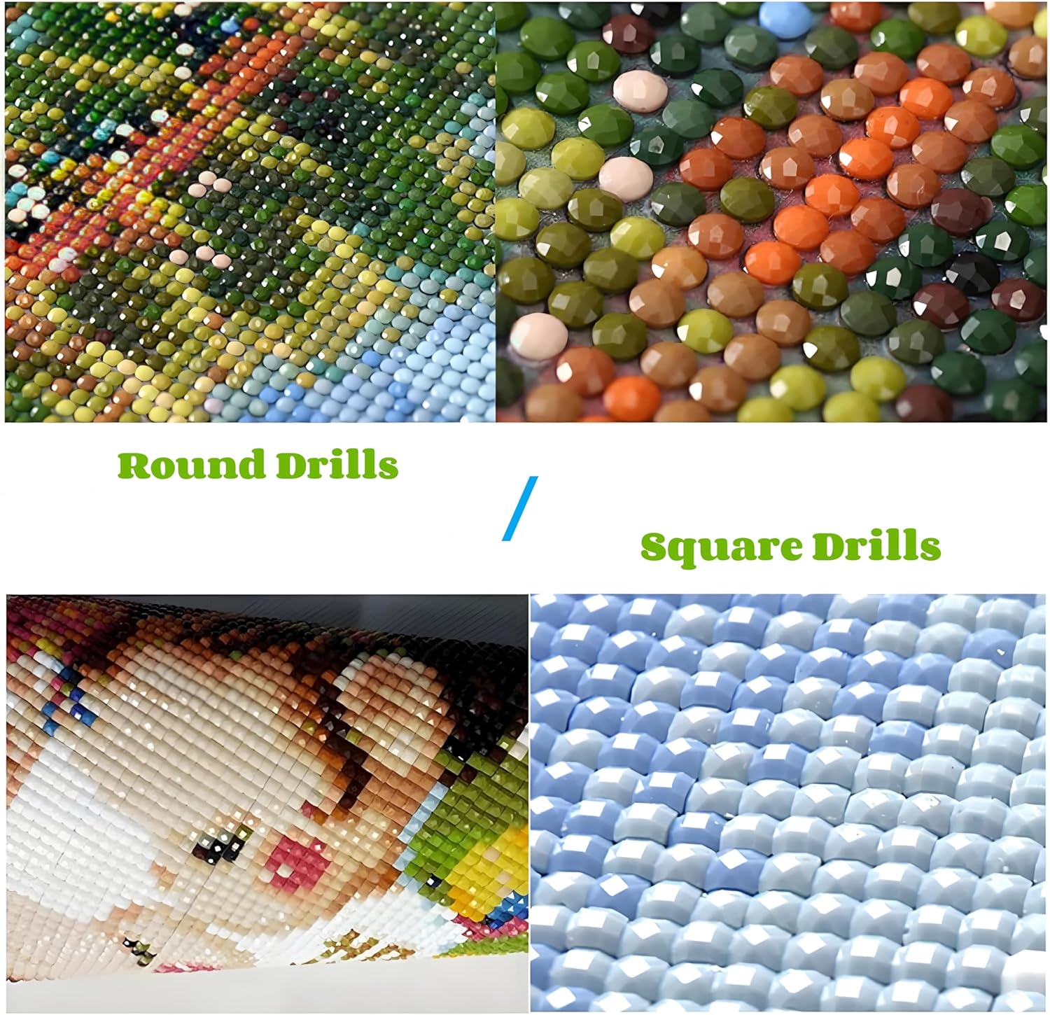 447 Colors Diamond Painting Gems, 89400 5D Round Painting Beads for Drills Painting Missing and DIY Crystal Art Nails Diamond Art Accessories (200 per Color)