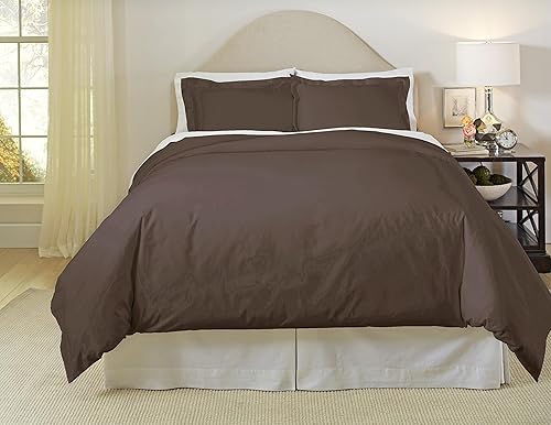 Miniatura 7 de Pointehaven - Juego de funda nórdica (500 hilos), color blanco