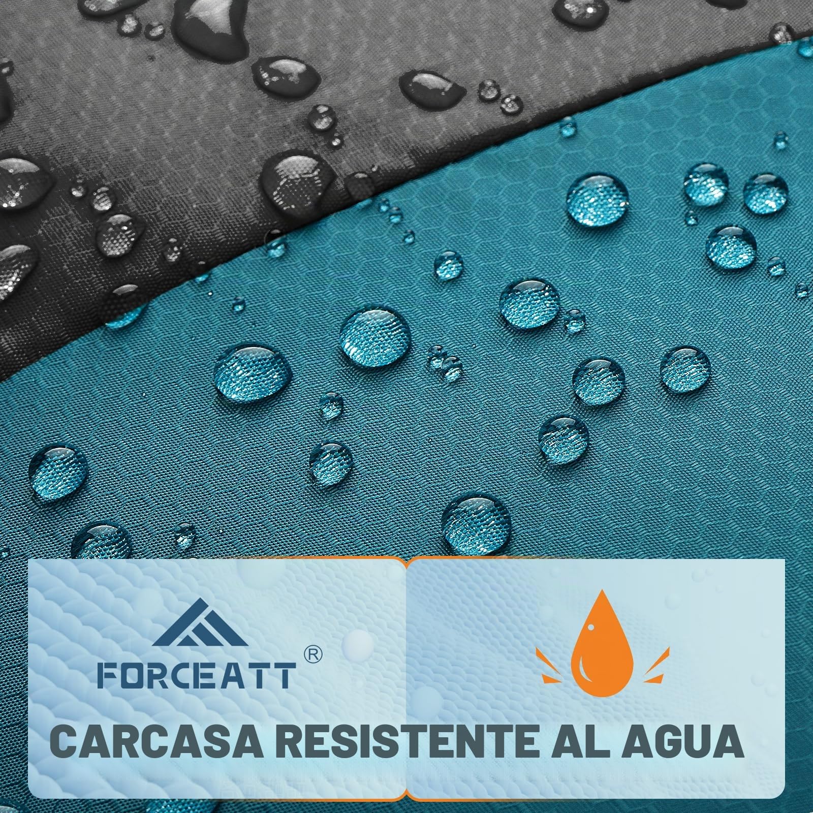 Forceatt Saco de Dormir Winter para Adultos de 0 ℃ a 20 ℃丨Ideal para Acampar, Hacer Mochileros y Hacer Caminatas y Otras Actividades al Aire Libre丨Resistente al Agua, Ligero y Cálido