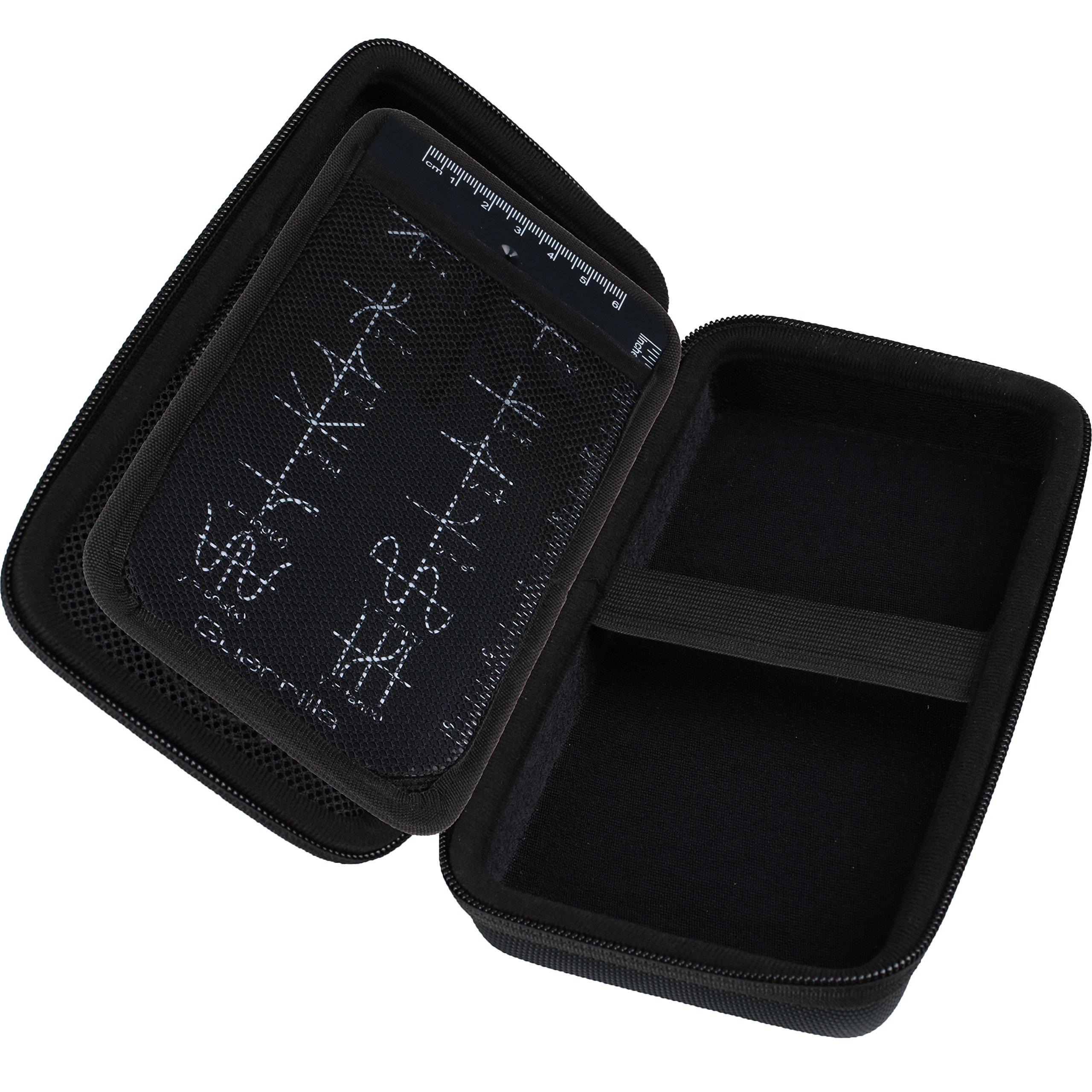 Guerrilla Étui de Transport Rigide pour calculatrices Graphiques TI-83 Plus, TI-84 Plus, TI-84 Plus Color Edition, TI-89 Titanium, TI-Nspire CX&CX Cas, HP50G + kit d'accessoires pour Calculatrice