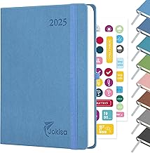 Calendar 2025 Weekly Planner, 2025 Appointment Planner as Semester Planner Approx. A5 (22 x 16 cm), 12-Month Appointment Calendar, Planner 2025 for Office School Organiser