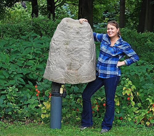 Vista 100 de Emsco Group Roca decorativa de paisaje ligera, de bajo perfil, granito, 2271 Granite