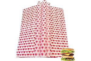 150PCS Valentine Wax Paper 9.8 * 8.6inch