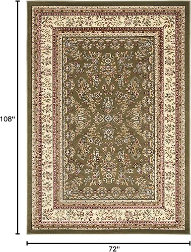 Miniatura 8 de SAFAVIEH Lyndhurst Collection LNH331C - Alfombra tradicional oriental no desprende pelusa para sala de estar entrada vestíbulo pasillo dormitorio 2