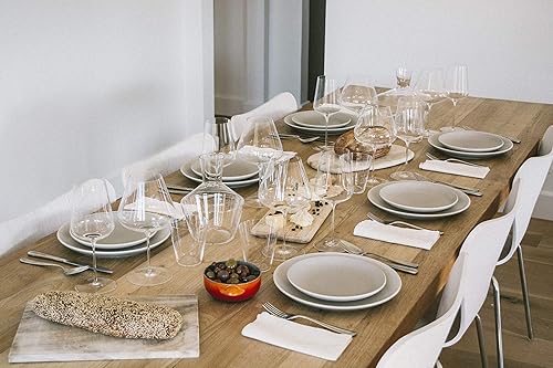 Miniatura 7 de Zalto Denk'Art - Juego de 6 copas de vino sopladas a mano, color borgoña