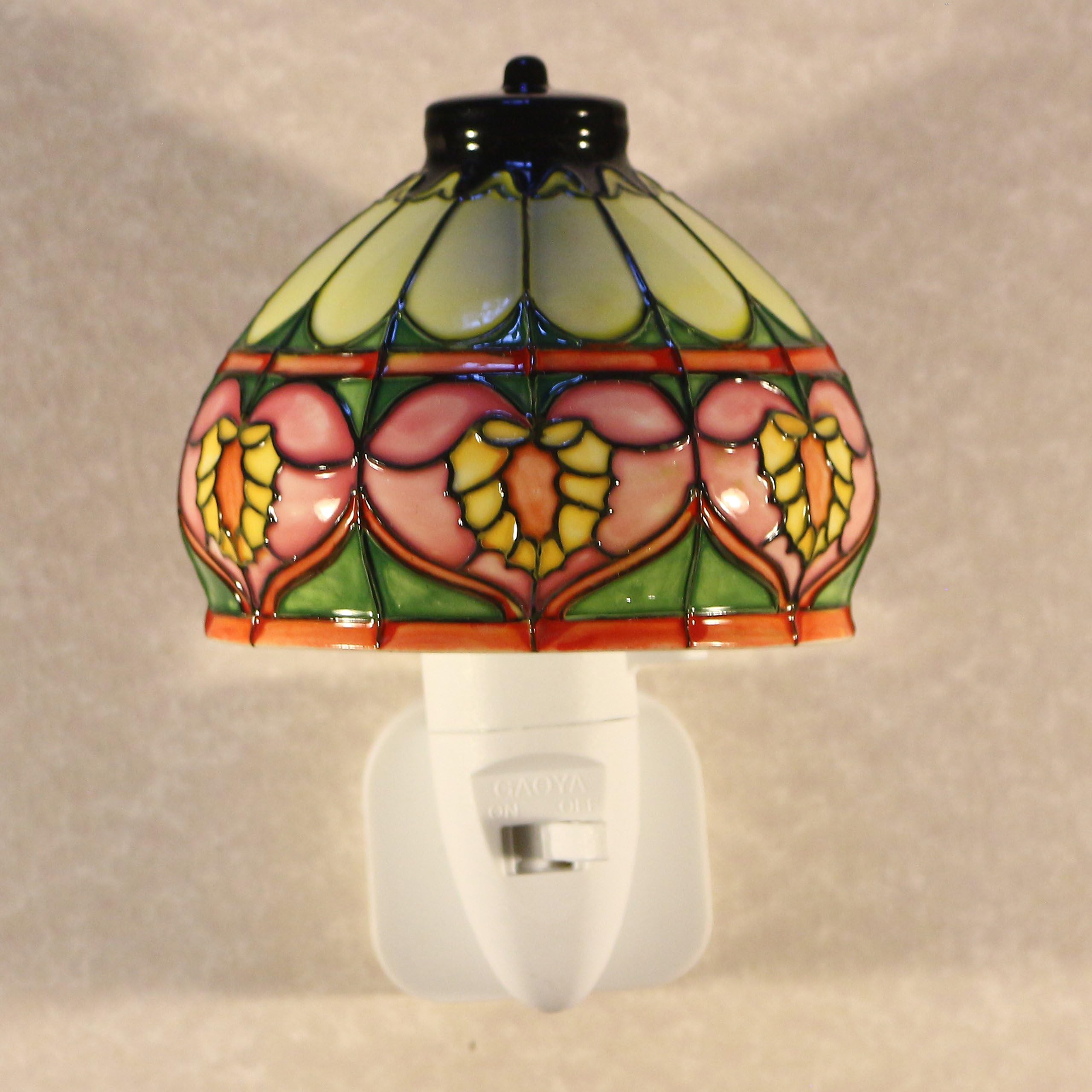 Old Tupton Ware - LED Night Light - Tiffany Design