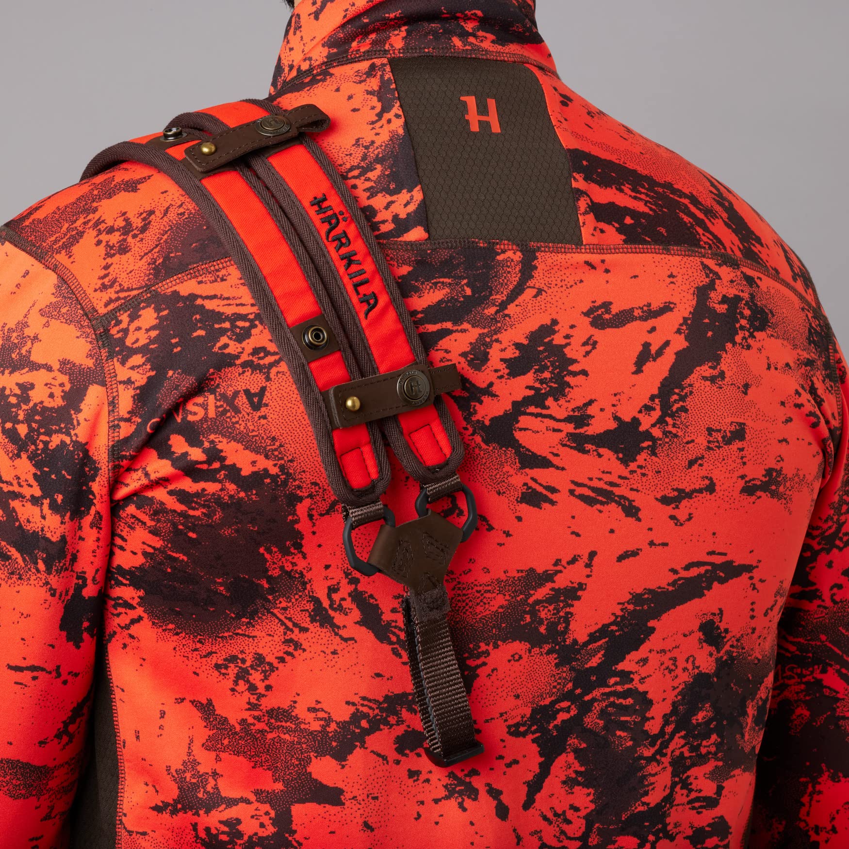 Härkila | Wildboar Pro rifle sling | Vêtements & Équipement de Chasse pour Professionnels | Design Scandinave Haut de Gamme Durable | Orange blaze, t/riffel