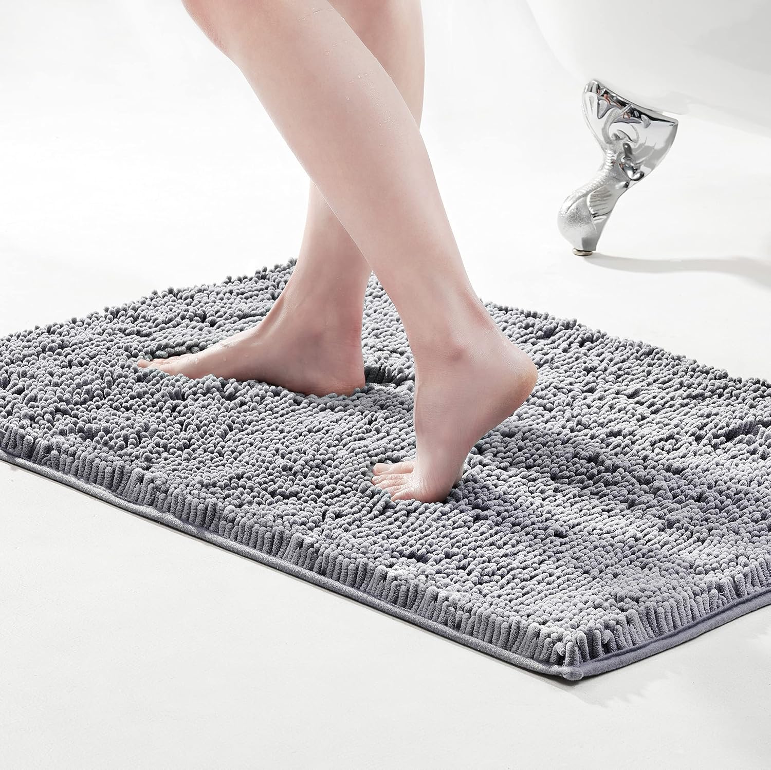 Deconovo Bathroom Rugs, 32"x20", Super Soft Plush Chenille