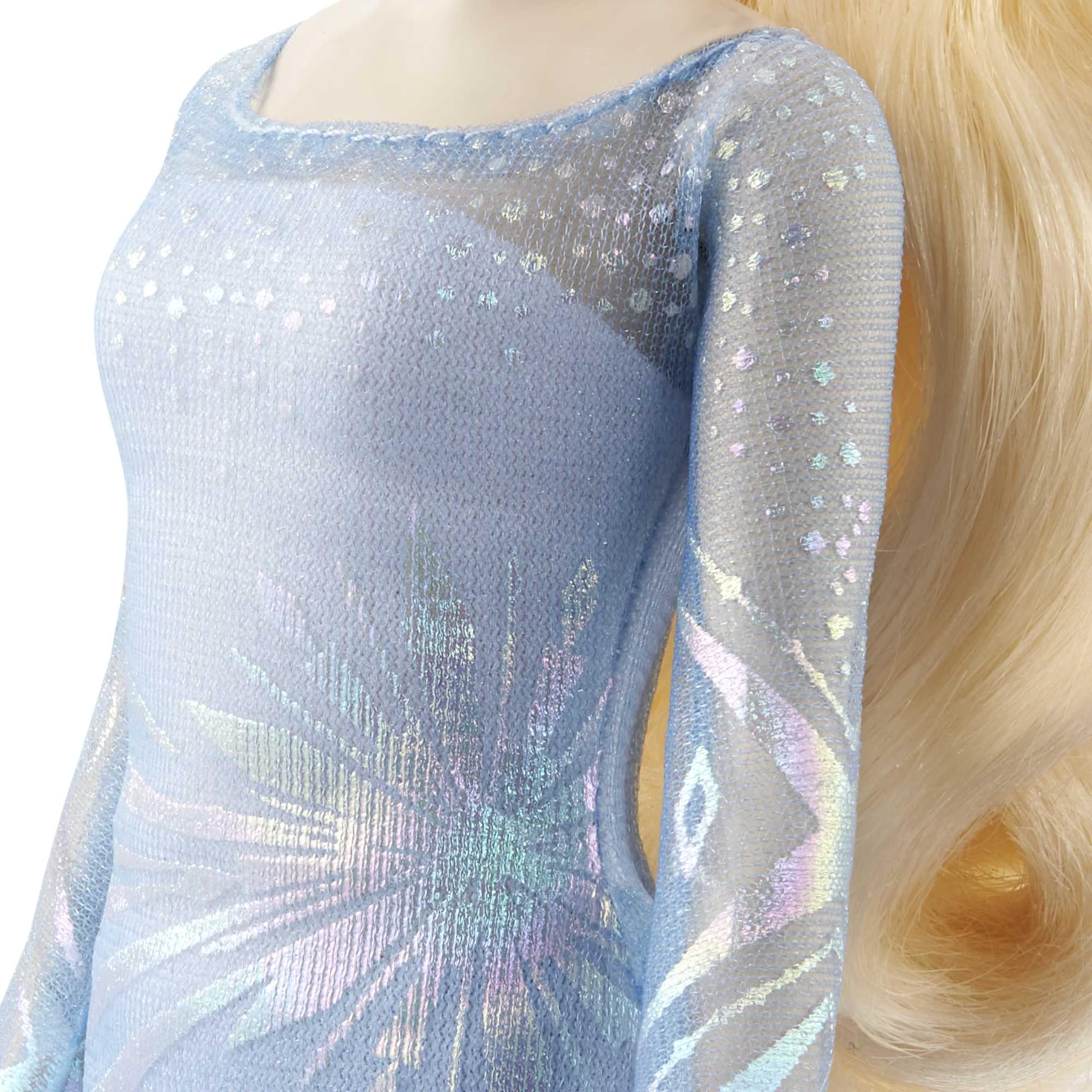 Mattel DISNEY Die Eiskönigin Elsa und Nokk - Bewegliche Elsa-Puppe, majestätische Wasserfigur Nokk, inspiriert vom Zweiten Teil, für Kinder ab 3 Jahren, HLW58