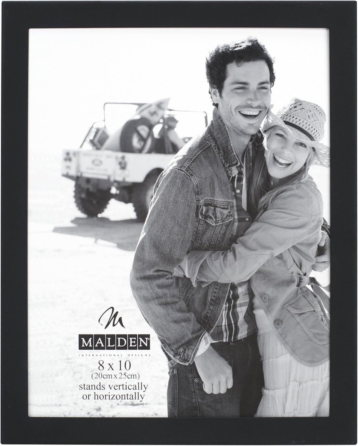 Malden International Designs Essentials Silver Metal Engravable Picture Frame, 8x10, Silver