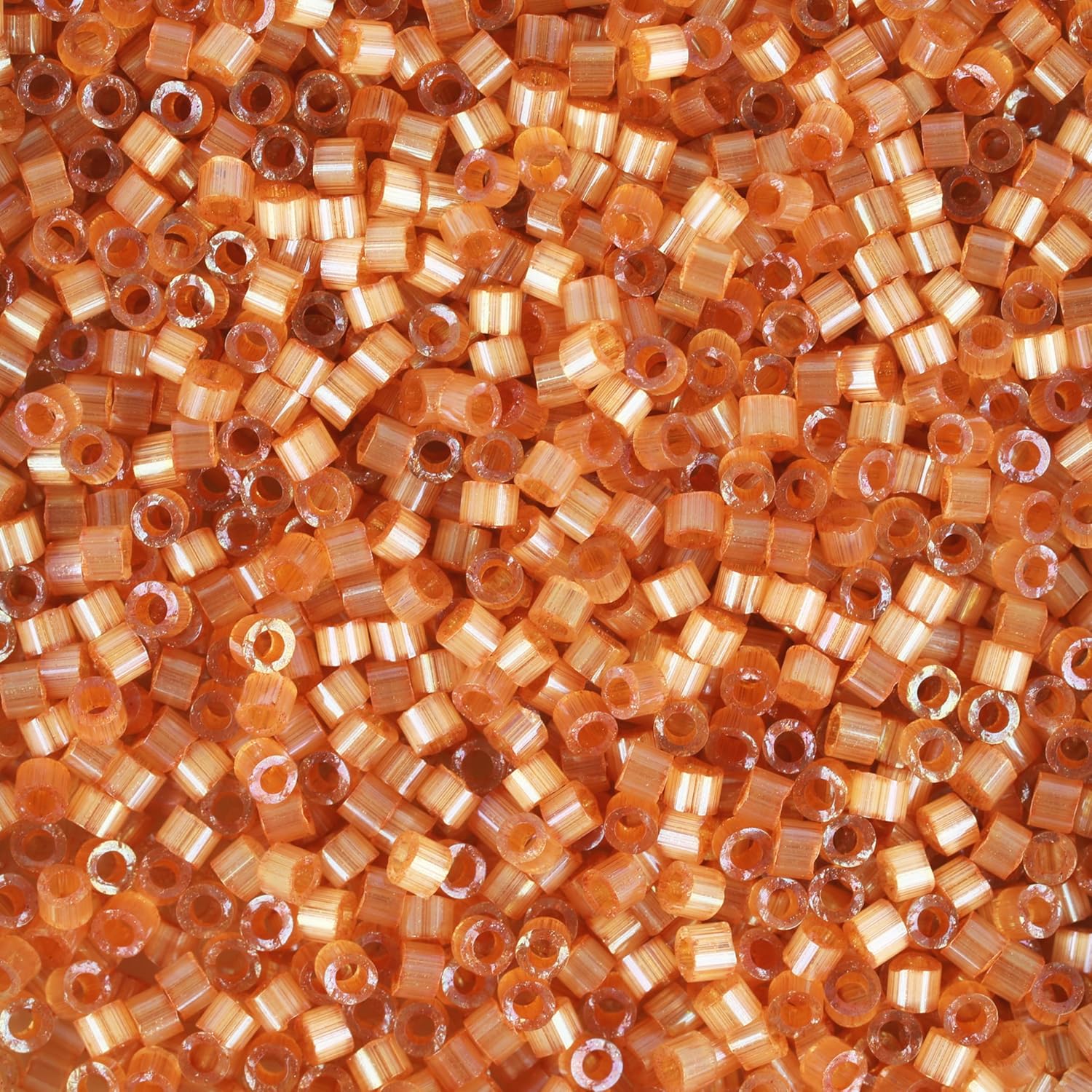 Miyuki Delica Seed Beads – Size 11/0 (1.6 mm), DB1804, Dyed Topaz Silk Satin, 7.2 g, Approx. 1440 Beads, Made in Japan - Image 2