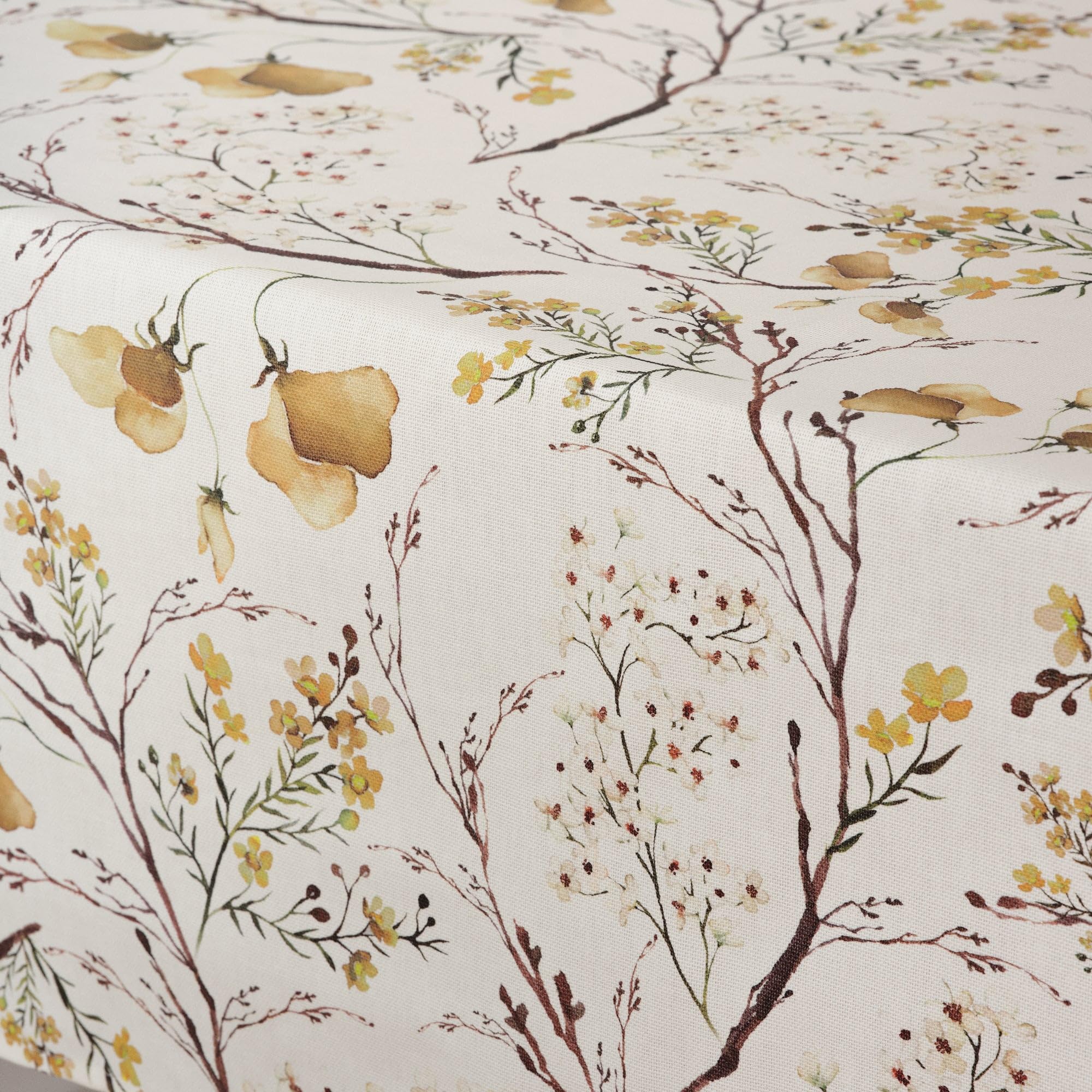 Belum Tischdecke mit Fleckenabweisend, Größe 300 x 140 cm, extraweich, Mehrfarbig, 100, Stoff 100% Bio-Baumwolle, Modell 0120-375