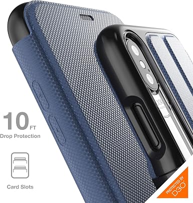 Gear4 INT IC80XDBUE Oxford IPhone X XS Bleu