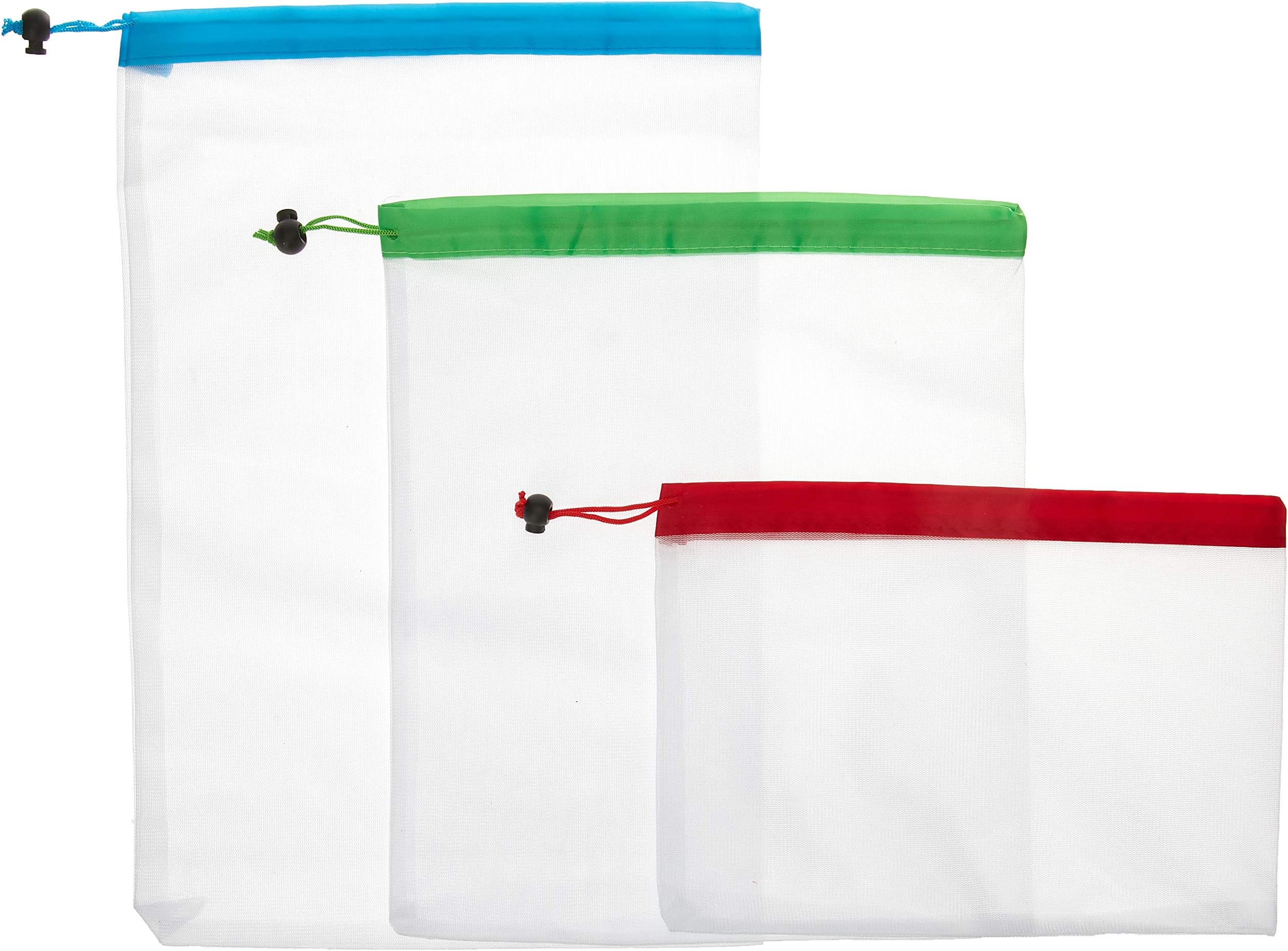 Ecowaare 15 Pack Reusable Produce Bags, Premium Washable Mesh Bags for Grocery