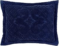 Vista 12 de Better Trends Colección Ashton - Colchas de chenilla con mechones, tamaño individual, color negro, 100% algodón, diseño de medallón de chenilla