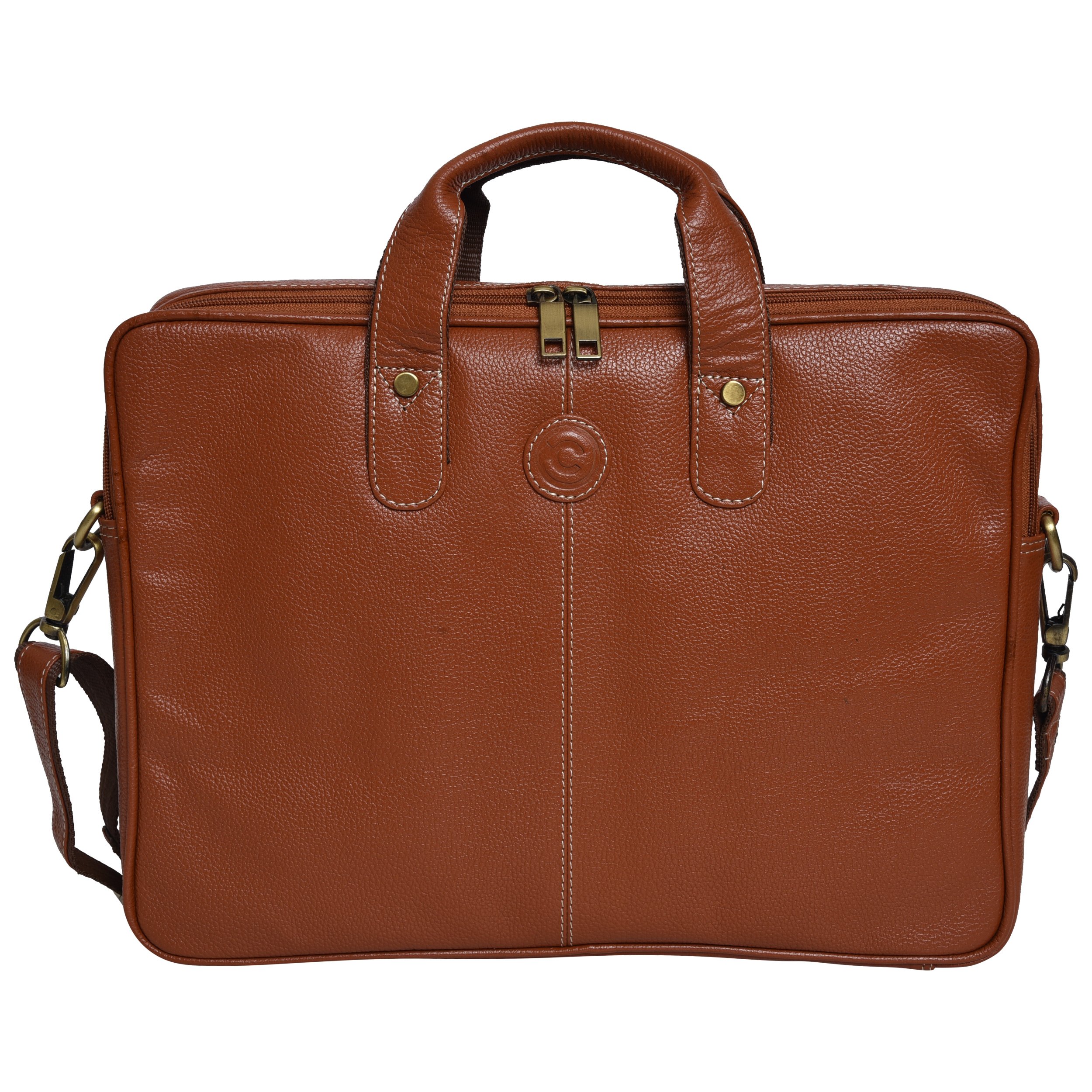 See full amazon price history chart for Cuero Cubo Tan Unisex Genuine Leather Laptop Bag,Briefcas_14 Inch. (CC/LB/1001/Tan) Cuero Cubo Tan Unisex Genuine Leather Laptop Bag,Briefcas_14 Inch. (CC/LB/1001/Tan) (B07DX8GLZN) Amazon Price History, Amazon Price Tracker
