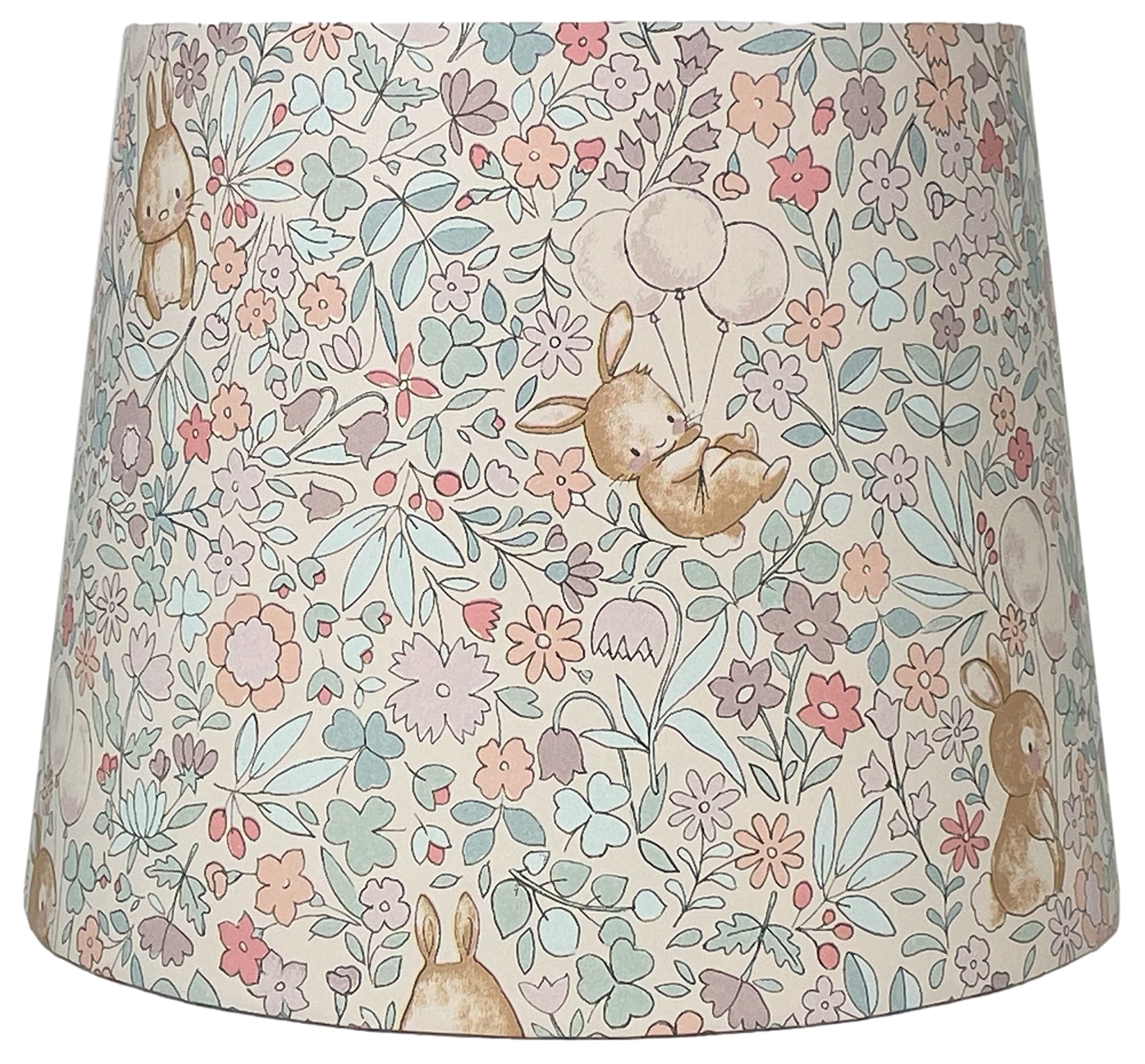 Lampshade Kings Girls Pink Bunny Rabbit Lampshade Ceiling Pendant Light Shade Kids Woodland Animal Lamp Lights For Bedroom Nursery